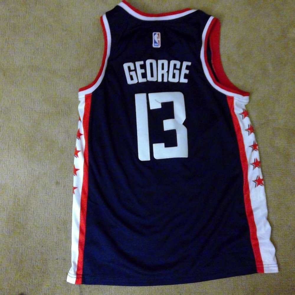 PAUL GEORGE CLIPPERS JERSEY, ALTERNATE COLORS